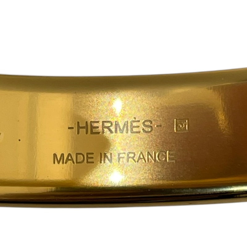 エルメス HERMES オランプ ブレスレット ホワイト ゴールド エプソン