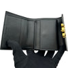 セリーヌ CELINE トリオンフ スモールフラップウォレット 10D783 ブラック シャイニーカーフ レディース 二つ折り財布