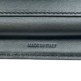 セリーヌ CELINE トリオンフ スモールフラップウォレット 10D783 ブラック シャイニーカーフ レディース 二つ折り財布