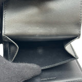 セリーヌ CELINE トリオンフ スモールフラップウォレット 10D783 ブラック シャイニーカーフ レディース 二つ折り財布