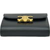 セリーヌ CELINE トリオンフ スモールフラップウォレット 10D783 ブラック シャイニーカーフ レディース 二つ折り財布