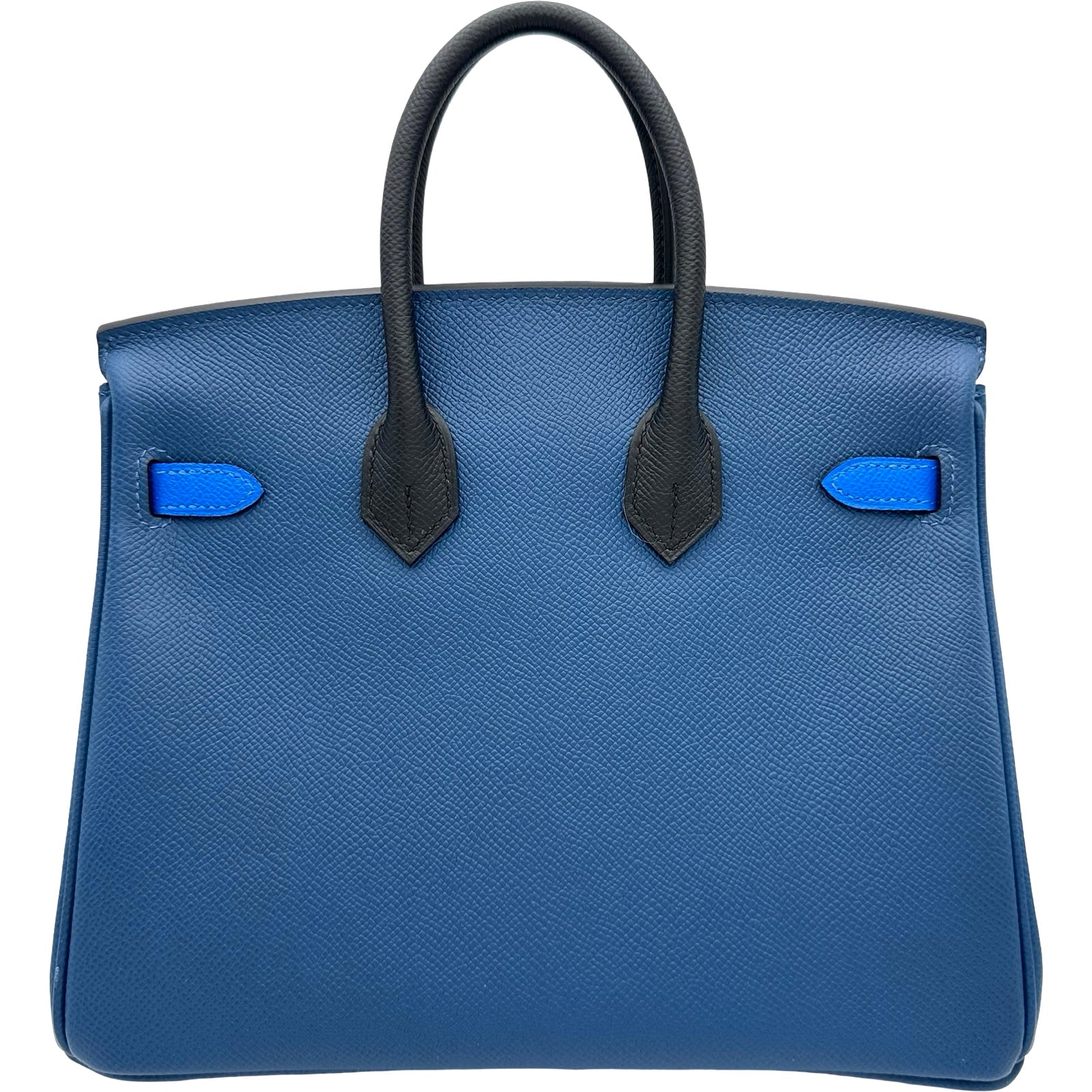 エルメス HERMES バーキン25 トリコロール K刻印 ディープブルー