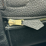 エルメス HERMES ケリー32 内縫い ▢B刻 ブラック ゴールド金具 トゴ レディース ハンドバッグ