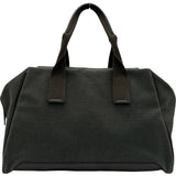 エルメス HERMES ボストンバッグ □Q刻 グレー/ブラウン シルバー金具 トワル/スイフト ユニセックス ボストンバッグ