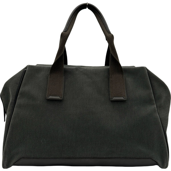 エルメス HERMES ボストンバッグ □Q刻 グレー/ブラウン シルバー金具
