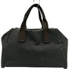 エルメス HERMES ボストンバッグ □Q刻 グレー/ブラウン シルバー金具 トワル/スイフト ユニセックス ボストンバッグ