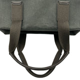 エルメス HERMES ボストンバッグ □Q刻 グレー/ブラウン シルバー金具 トワル/スイフト ユニセックス ボストンバッグ