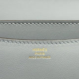 エルメス HERMES コンスタンス3ミニ W刻 ブルーラン ゴールド金具 スイフト レディース ショルダーバッグ