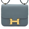 エルメス HERMES コンスタンス3ミニ W刻 ブルーラン ゴールド金具 スイフト レディース ショルダーバッグ