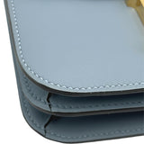 エルメス HERMES コンスタンス3ミニ W刻 ブルーラン ゴールド金具 スイフト レディース ショルダーバッグ