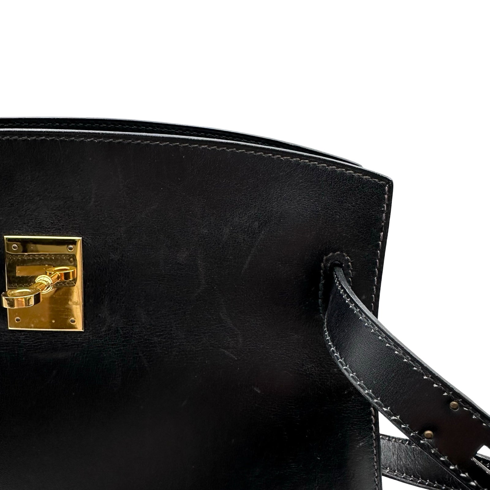 エルメス HERMES ケリースポーツGM ○W刻 ブラック ゴールド金具