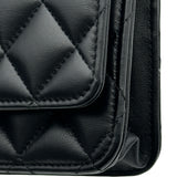 シャネル CHANEL マトラッセ チェーンウォレット AP0250 ブラック ゴールド金具 ラム レディース ショルダーバッグ