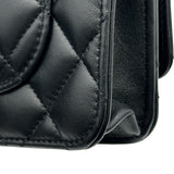 シャネル CHANEL マトラッセ チェーンウォレット AP0250 ブラック ゴールド金具 ラム レディース ショルダーバッグ