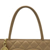 シャネル CHANEL 復刻トート A01804 8番台 ベージュ ゴールド金具 キャビアスキン レディース ハンドバッグ