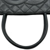 シャネル CHANEL 復刻トート A01804 6番台 ブラック シルバー金具 キャビア レディース ハンドバッグ