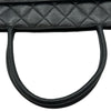 シャネル CHANEL 復刻トート A01804 6番台 ブラック シルバー金具 キャビア レディース ハンドバッグ