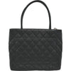 シャネル CHANEL 復刻トート A01804 6番台 ブラック シルバー金具 キャビア レディース ハンドバッグ
