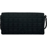 シャネル CHANEL ニュートラベルラインチェーンワンショルダー A15316 6番台 ブラック ブラック金具 ナイロンジャガード レディース ショルダーバッグ