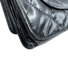 シャネル CHANEL マトラッセ チェーンウォレット A33814 15番台 ブラック シルバー金具 エナメル レディース ショルダーバッグ