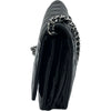 シャネル CHANEL マトラッセ チェーンウォレット A33814 15番台 ブラック シルバー金具 エナメル レディース ショルダーバッグ