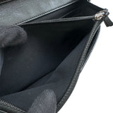 シャネル CHANEL マトラッセ チェーンウォレット A33814 15番台 ブラック シルバー金具 エナメル レディース ショルダーバッグ