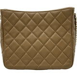 シャネル CHANEL マトラッセココボールスモールホーボー AS3259 ベージュ ゴールド金具 ラム レディース ショルダーバッグ