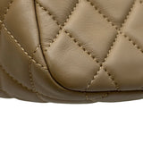 シャネル CHANEL マトラッセココボールスモールホーボー AS3259 ベージュ ゴールド金具 ラム レディース ショルダーバッグ