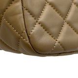 シャネル CHANEL マトラッセココボールスモールホーボー AS3259 ベージュ ゴールド金具 ラム レディース ショルダーバッグ