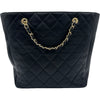 シャネル CHANEL マトラッセ チェーントートバッグ ブラック ゴールド金具 ラムスキン レディース トートバッグ