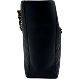 シャネル CHANEL マトラッセ チェーントートバッグ ブラック ゴールド金具 ラムスキン レディース トートバッグ