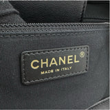 シャネル CHANEL マトラッセ チェーントートバッグ ブラック ゴールド金具 ラムスキン レディース トートバッグ