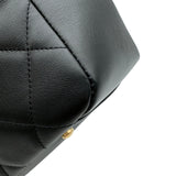 シャネル CHANEL マトラッセ チェーントートバッグ ブラック ゴールド金具 ラムスキン レディース トートバッグ