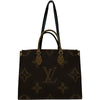 ルイ・ヴィトン LOUIS VUITTON オンザゴーMM M45321 ブラウン ジャイアント・リバース レディース トートバッグ