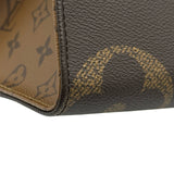 ルイ・ヴィトン LOUIS VUITTON オンザゴーMM M45321 ブラウン ジャイアント・リバース レディース トートバッグ