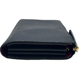 ルイ・ヴィトン LOUIS VUITTON ポルトフォイユ・コメット M63102 ノワール/ホットピンク レザー レディース 長財布