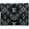 ルイ・ヴィトン LOUIS VUITTON ポルトフォイユ・ヴィクトリーヌ SINCE 1854 M80211 ブルー ジャガード ユニセックス 二つ折り財布
