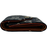 ルイ・ヴィトン LOUIS VUITTON ポルトフォイユ・ヴィクトリーヌ SINCE 1854 M80211 ブルー ジャガード ユニセックス 二つ折り財布