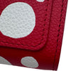 ルイ・ヴィトン LOUIS VUITTON ポルトフォイユ・クレア 草間彌生コラボ M82103 レッド アンプラント レディース 二つ折り財布