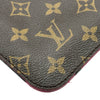 ルイ・ヴィトン LOUIS VUITTON ネヴァーフル用 ポーチ ブラウン/フューシャ モノグラム レディース ポーチ