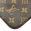 ルイ・ヴィトン LOUIS VUITTON ネヴァーフル用 ポーチ ブラウン/フューシャ モノグラム レディース ポーチ