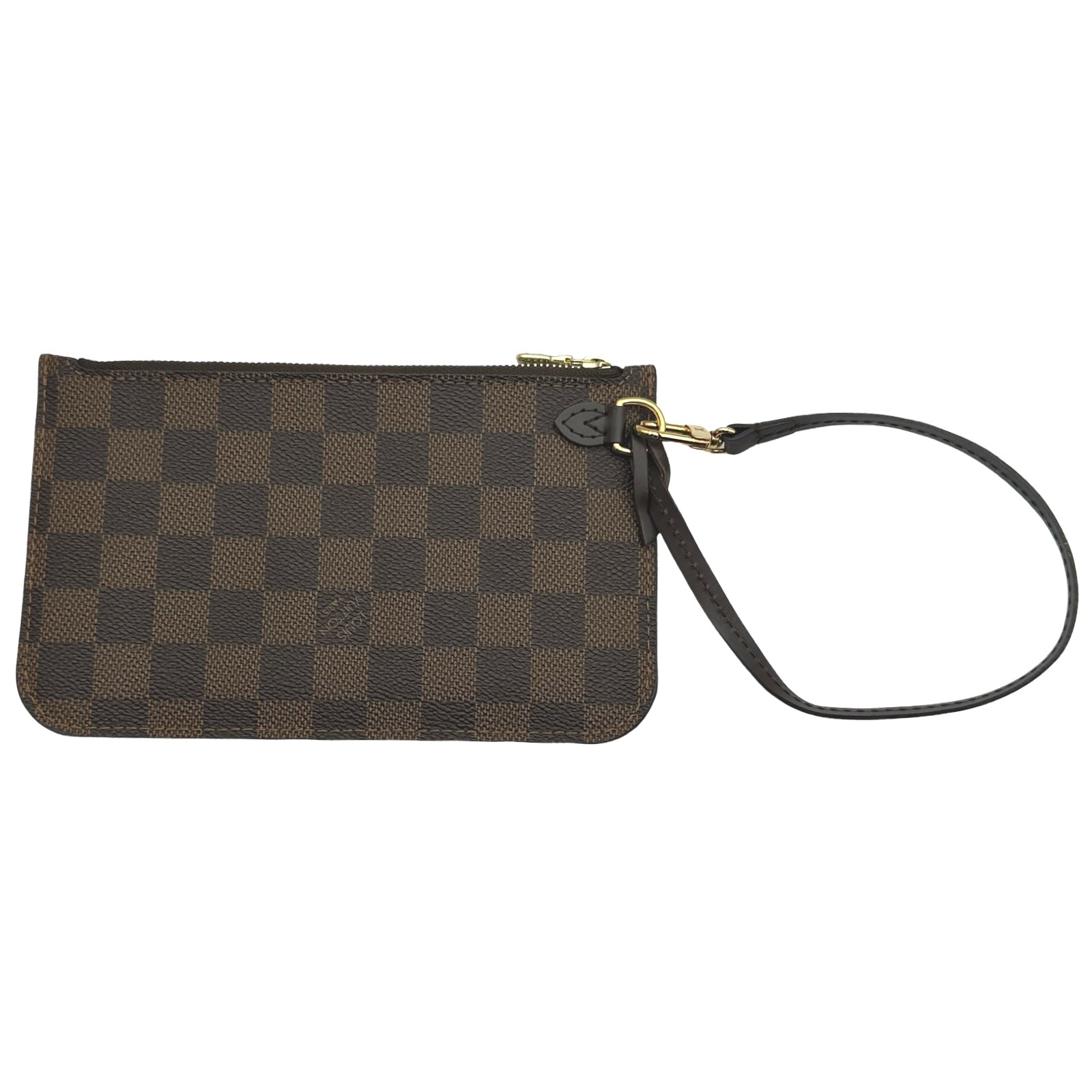 ルイ・ヴィトン LOUIS VUITTON ネヴァーフル用 ポーチ ブラウン ダミエ 