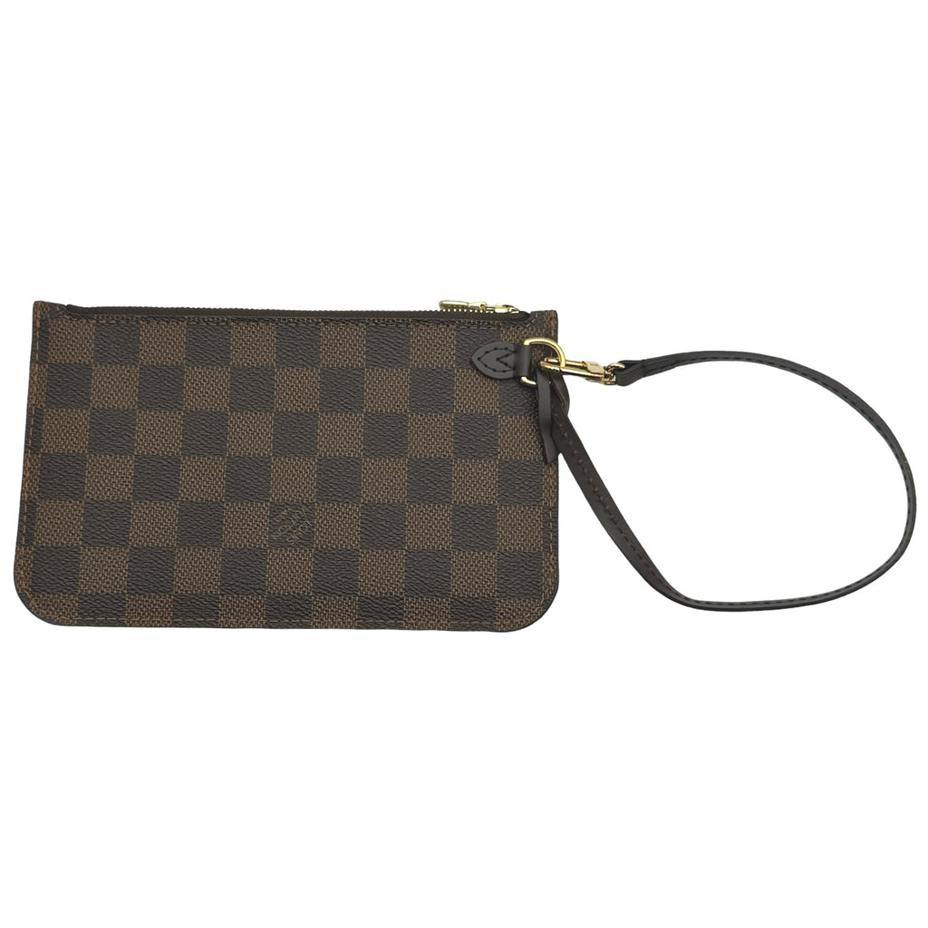 ルイ・ヴィトン LOUIS VUITTON ネヴァーフル用 ポーチ ブラウン ダミエ 