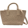 ボッテガ・ヴェネタ BOTTEGA VENETA ミニカバ 2WAY バッグ 781670 ピンク ゴールド金具 ラム レディース ハンドバッグ