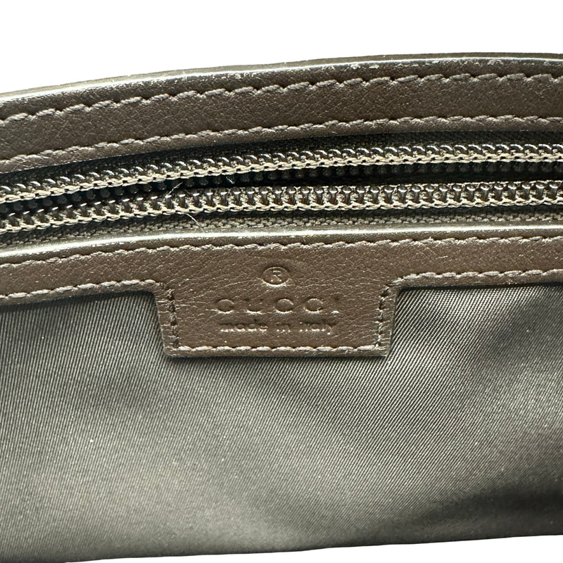 グッチ GUCCI ボディバッグ 802096 ブラウン/ベージュ シルバー金具 GG