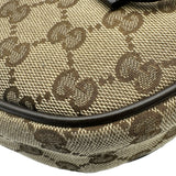 グッチ GUCCI ボディバッグ 802096 ブラウン/ベージュ シルバー金具 GGキャンバス レディース ボディバッグ