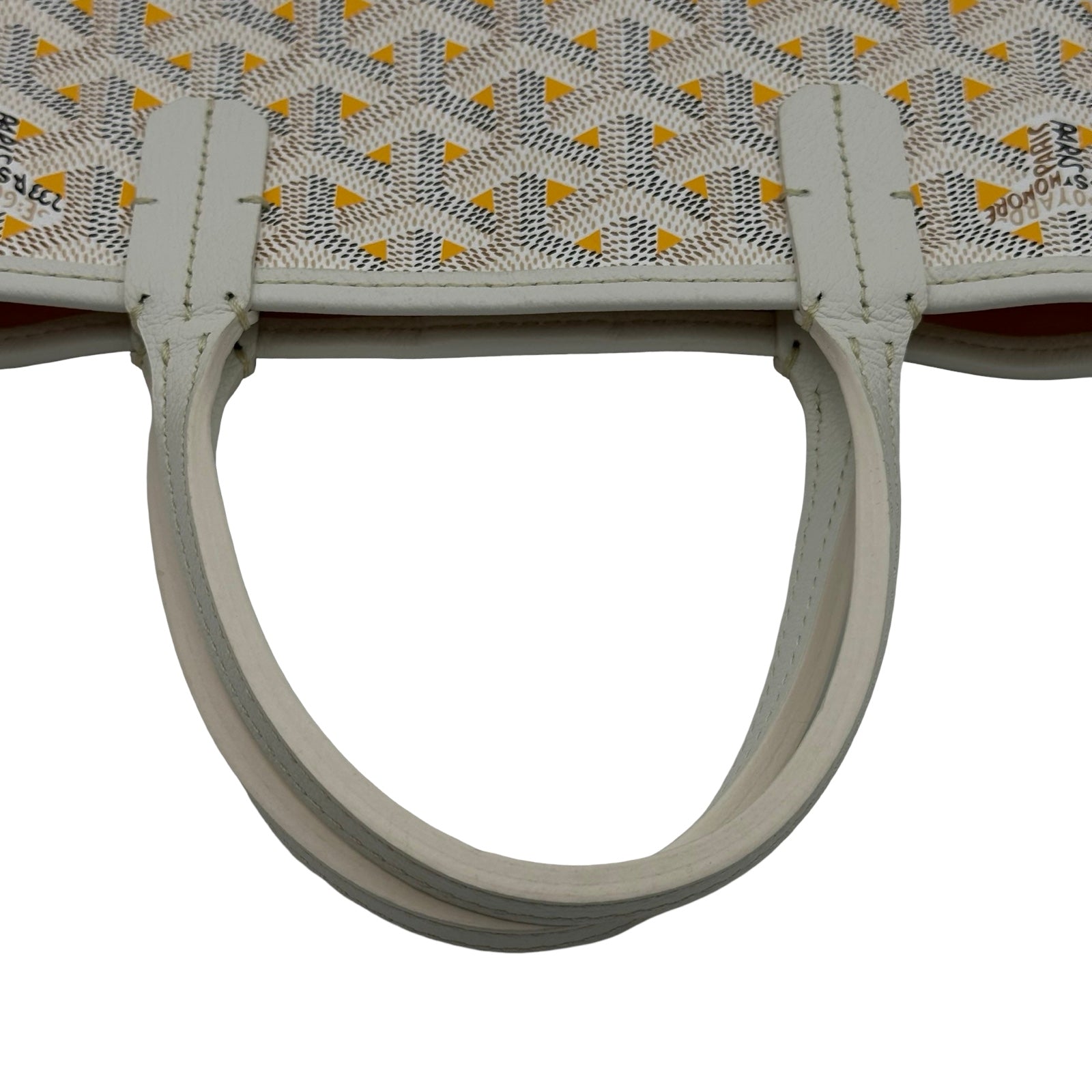 ゴヤール GOYARD ポワティエクレールヴォア ホワイト/イエロー
