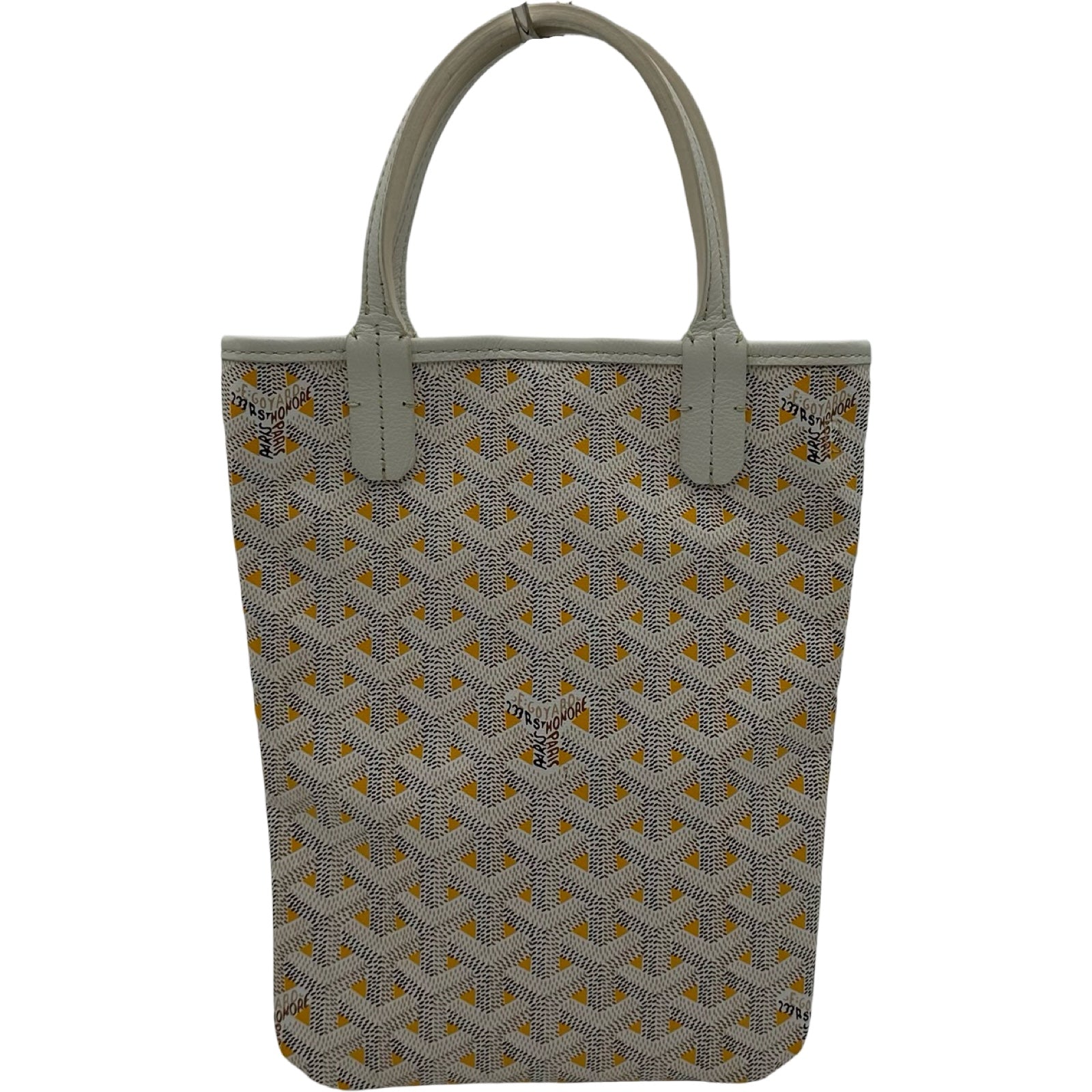 ゴヤール GOYARD ポワティエクレールヴォア ホワイト/イエロー