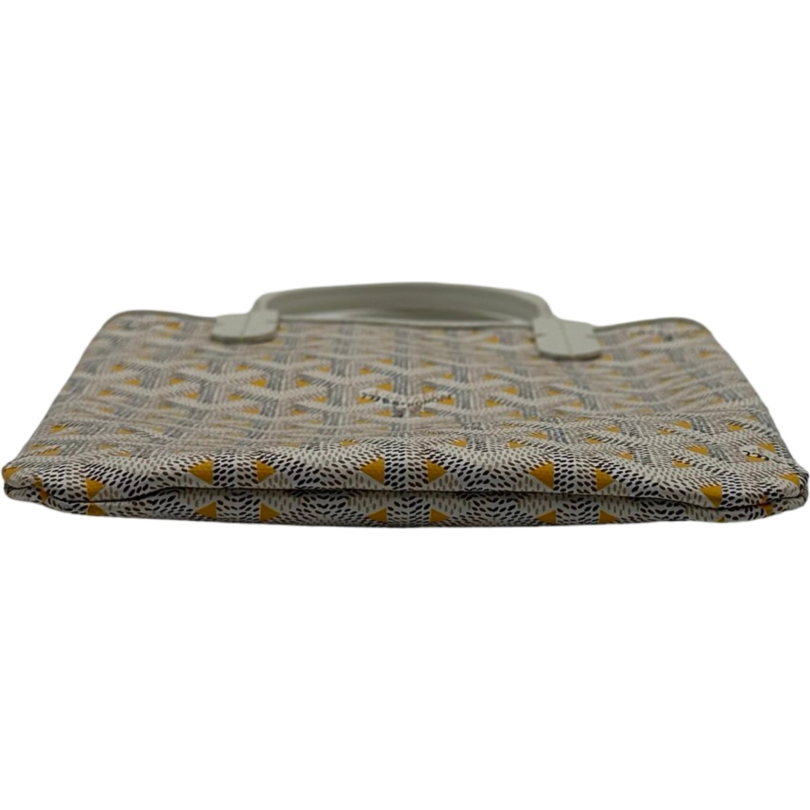 ゴヤール GOYARD ポワティエクレールヴォア ホワイト/イエロー