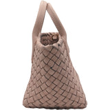 ボッテガ・ヴェネタ BOTTEGA VENETA ミニ カバ 781670 ピンク ゴールド金具 レザー レディース ショルダーバッグ