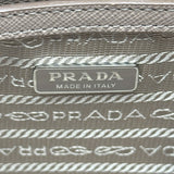 プラダ PRADA ガレリア ミニ 1BA296 ベージュ シルバー金具 サフィアーノレザー レディース ハンドバッグ